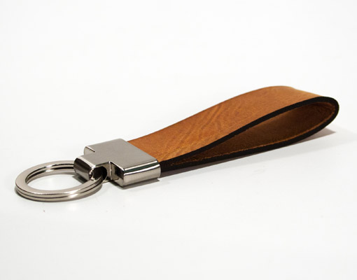 Schlüsselanhänger aus Leder mit Gravur-Möglichkeit