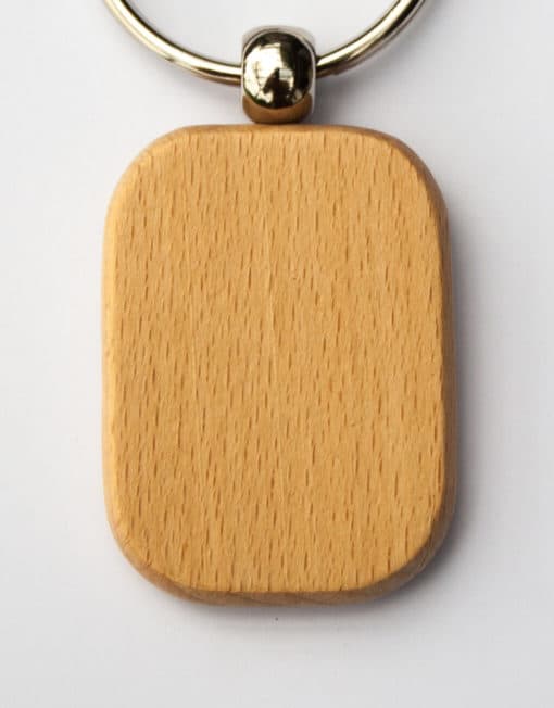 Holz Schlüsselanhänger personalisiert mit Gravur selbst gestalten