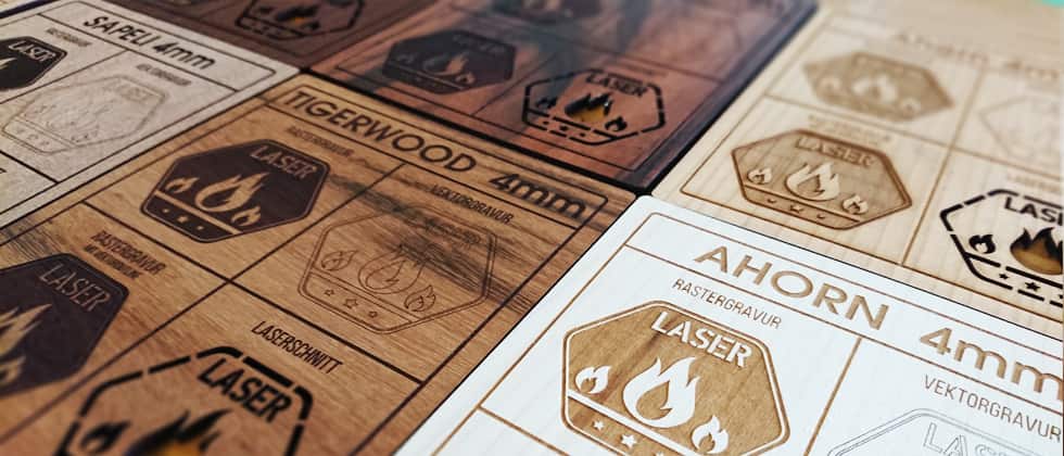 Holz Platte laserschneiden