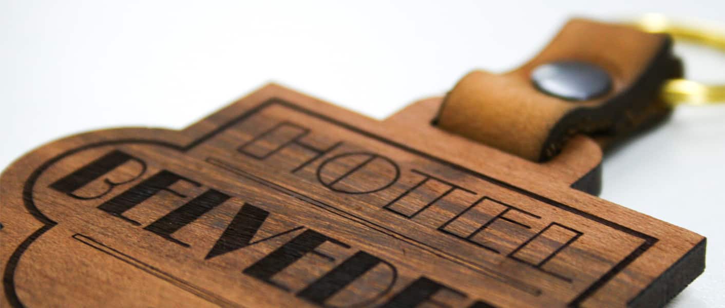 Schlüsselanhänger für Hotel und Gastgewerbe als Unikat oder Kleinserie passend zu Ihrer CI